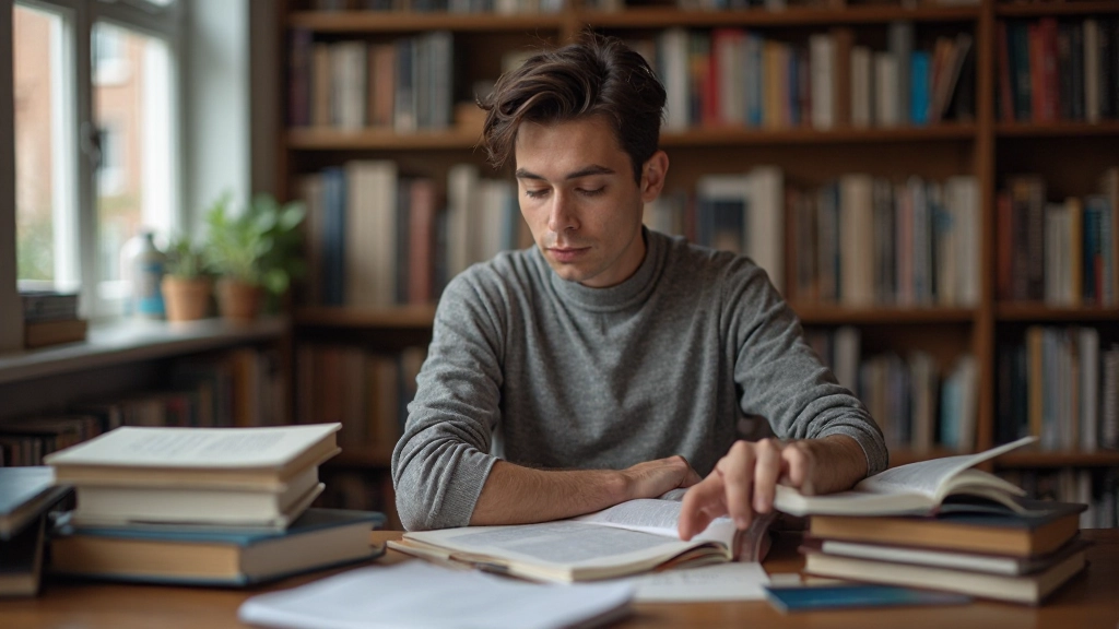Boeken over Nederlandse geschiedenis en cultuur op houten boekenplank met gezellige achtergrond